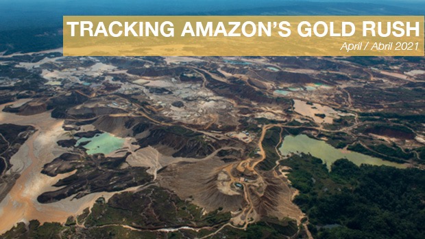 Tracking Amazon's Gold Rush, April 2021