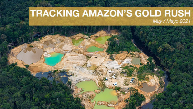 Tracking Amazon's Gold Rush, May 2021